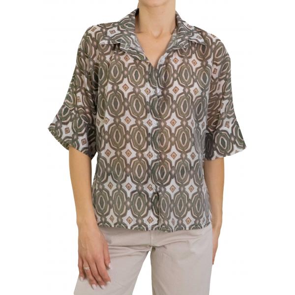 Camicia fantasia mezza manica 